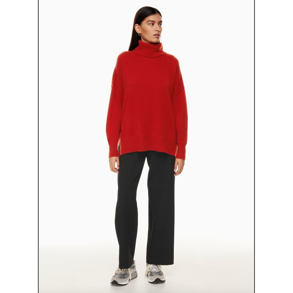 Babaton Caravan Luxe 100% Cashmere Turtleneck Sweater 2XS